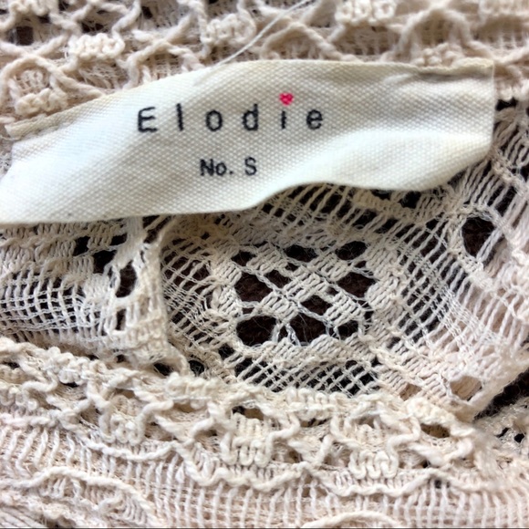 Elodie high neck lace tank top - Picture 3 of 3